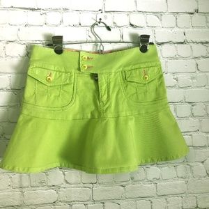 99MPH Skirt Lime 5/6 (Juniors)